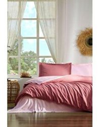 Özdilek Colourist Pamuk 160x220 cm Çarşafsız Düz Renk Tek Kişilik Nevresim Takımı Çok Renkli