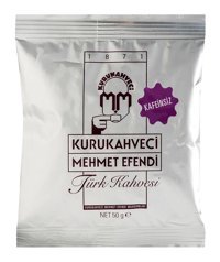 Kurukahveci Mehmet Efendi Kafeinsiz Sade Orta Kavrulmuş Türk Kahvesi 50 gr