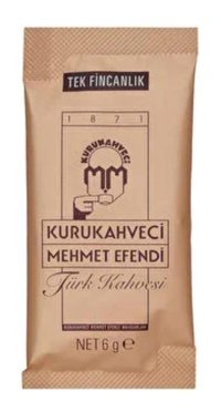 Kurukahveci Mehmet Efendi Sade Orta Kavrulmuş Türk Kahvesi 6 gr