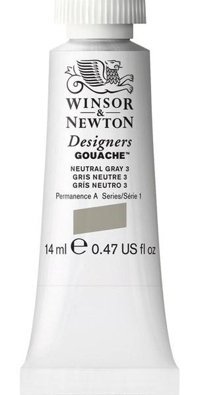 Winsor & Newton Designers 436 Tüp Gri 14 ml Guaj Boya