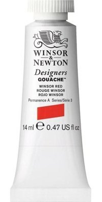 Winsor & Newton Designers Tüp Kızıl 14 ml Guaj Boya