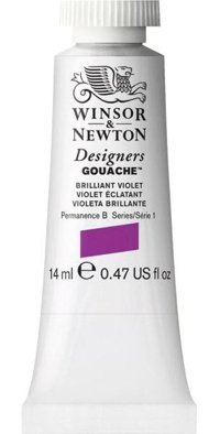 Winsor & Newton Designers 052 Tüp Mor 14 ml Guaj Boya