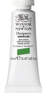 Winsor & Newton Designers 599 Tüp Yeşil 14 ml Guaj Boya