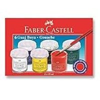 Faber-Castell 5170160400 Çok Renkli 15 ml Guaj Boya Set