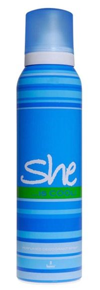 She Cool Ter Önleyici Antiperspirant Sprey Kadın Deodorant 3x150 ml