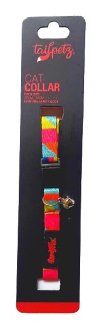 Tailpetz Easy & Safety Çok Renkli Ayarlanabilir Gezdirme Boyun Kedi Tasması