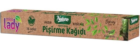 Miss Lady Nature Hazır Kesilmiş Pişirme Kağıdı 16 Adet