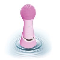 MF Product Allure 0521 400 mAh Tüm Ciltler İçin 1 Başlıklı Fırçalı Silikon Şarjlı Titreşimli Yüz Temizleme Cihazı Pembe