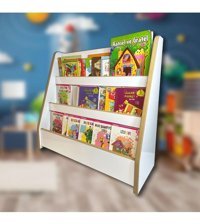 Emdief Home 3 Raflı Mdf 62 x 59 x 23 cm Beyaz Kitaplık