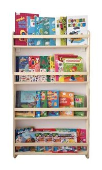 Rubi 4 Raflı Ahşap 60 x 110 x 7 cm Ahşap Kitaplık