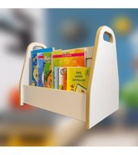 Emdief Home 3 Bölmeli 2 Raflı Mdf 52 x 39 x 28 cm Beyaz Kitaplık