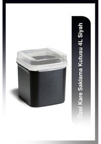 Tupperware Kapaklı Siyah Ekmek Kutusu