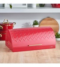 Neva N3196 Sweet Pitaya Kapaklı Kırmızı Ekmek Kutusu
