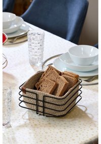 Edora Home Siyah Ekmek Kutusu