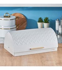 Neva N3195 Sweet Lilyum Kapaklı Beyaz Ekmek Kutusu