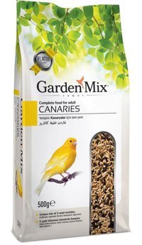 grarden Mix Kabuksuz Buğdaylı Vitaminli Yetişkin Kuş Yemi 500 gr