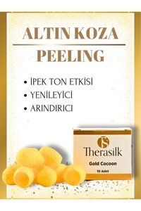 Therasilk Doğal Altın Koza Partiküllü Koza Yüz peelingi
