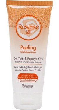 Rosense Gül Yağı&Papatya Özü Siyah Nokta Karşıtı Partiküllü Tüp Yüz peelingi 100 ml