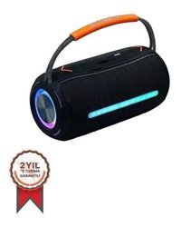 Torima Booms Box 360 Işıklı Siyah Bluetooth Hoparlör