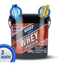 West Nutrition Çilekli Whey Protein Tozu 3.6 kg