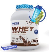 West Nutrition Çikolatalı Whey Protein Tozu 2.4 kg