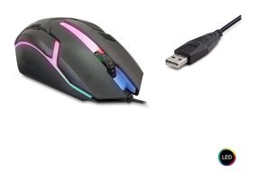 Polaxtor 8733-3D RGB Yatay Kablolu Siyah Optik Gaming Mouse