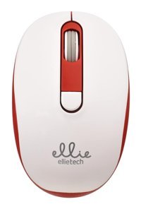 Pepisky MO101 Ergonomik Yatay Kablosuz Gri-Kırmızı Optik Mouse