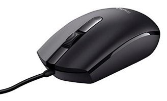 Trust Basi Yatay Kablolu Siyah Optik Mouse