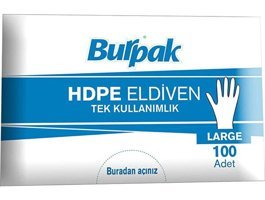 Burpak Beyaz Large Temizlik Eldiveni