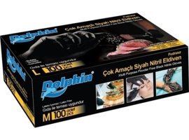 Dolphin Siyah Medium Çok Amaçlı Temizlik Eldiveni