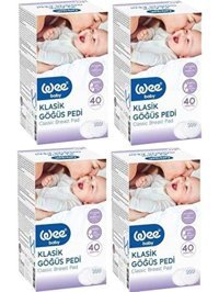 Wee Baby Klasik 4x40'lı Göğüs Pedi