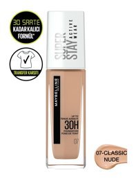 Maybelline New York 07 Classic Nude Serum Tüp Fondöten 30 ml