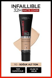 L'oréal Paris Infaillible 110 Serum Tüp Fondöten 30 ml