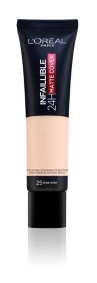 L'oréal Paris 24H Matte Cover 25 Serum Tüp Fondöten 30 ml