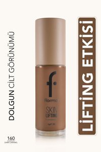 Flormar 160 Dark Carame Güneş Koruyuculu Serum Tüp Fondöten 30 ml