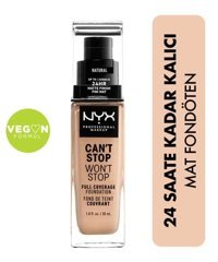 Nyx Can't Stop Won't Stop 07 Serum Tüp Fondöten 30 ml