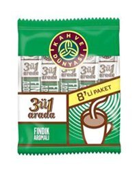 Kahve Dünyası Fındık Aromalı Paket Granül Kahve 8x18 gr