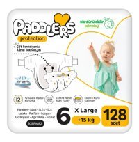 Paddlers 6 Numara Bantlı Bebek Bezi 128 Adet