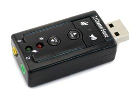 Qcell USB Çift Girişli 7.1 Harici Ses Kartı