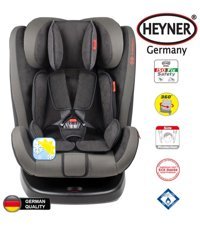 Heyner Kids Infiny Twist Isofixli-Emniyet Kemerli 360 Derece 0-36 kg Taşıma Kapasitesi Oto Koltuğu Siyah