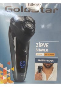 Goldstar ST-7014 ZİRVE Sakal 3 Başlıklı Sinekkaydı Kuru Tıraş Makinesi