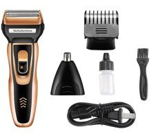 Calido Elektronik WP-7400 Saç Sakal Burun 3 Başlıklı Çok Amaçlı Sinekkaydı Islak Kuru Tıraş Makinesi