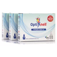 Optinell Şeffaf Yedek Uçlu Nazal Burun Aspiratörü Seti+Yedek Ucu 3x10'lu