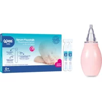 Wee Baby Burun Aspiratörü Pembe+ Serum Fizyolojik