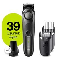 Braun BT7340 Saç Sakal 5 Başlıklı Sinekkaydı Islak Kuru Tıraş Makinesi