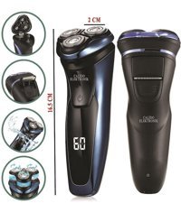 Vgr V-306 Sakal 3 Başlıklı Çok Amaçlı Sinekkaydı Islak Kuru Tıraş Makinesi