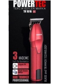 Powertec TR-1616 Saç 5 Başlıklı Çok Amaçlı Sinekkaydı Kuru Tıraş Makinesi