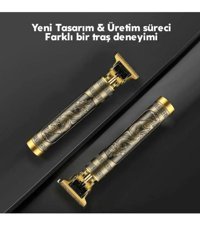 T9 Sakal 3 Başlıklı Çok Amaçlı Sinekkaydı Kuru Tıraş Makinesi