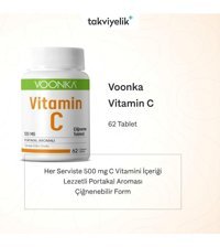 Voonka Vitamin C Portakallı Yetişkin 62 Adet