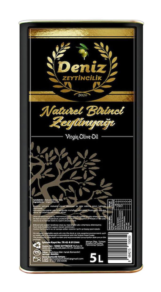 Deniz Zeytincilik Naturel Teneke Birinci Zeytinyağı 5 lt